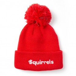 Squirrels Kids Reflective Bobble Beanie