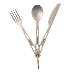 Vango Titanium 3pc Cutlery Set