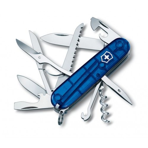 Victorinox Huntsman Blue Jelly Swiss Army Knife