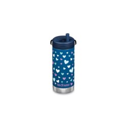 Klean Kanteen TK Wide Insulated 355ml Twist Cap Navy Hearts