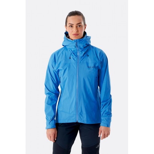 Rab Women's Downpour Plus 2.0 Jacket Alaska Blue